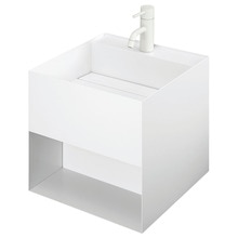 極簡方形洗面盆 白色