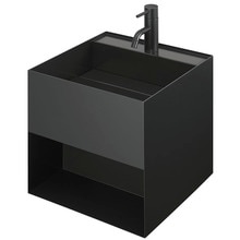 極簡方形洗面盆 黑色